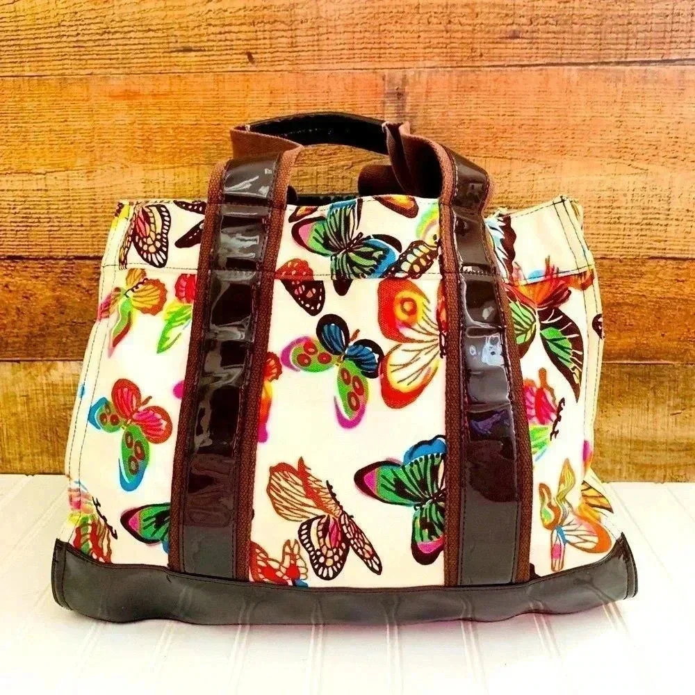 Tory Burch Butterfly Canvas Tote